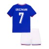 Original Trikotsatz Frankreich Griezmann 7 Heimtrikot EURO 2024 Für Kinder